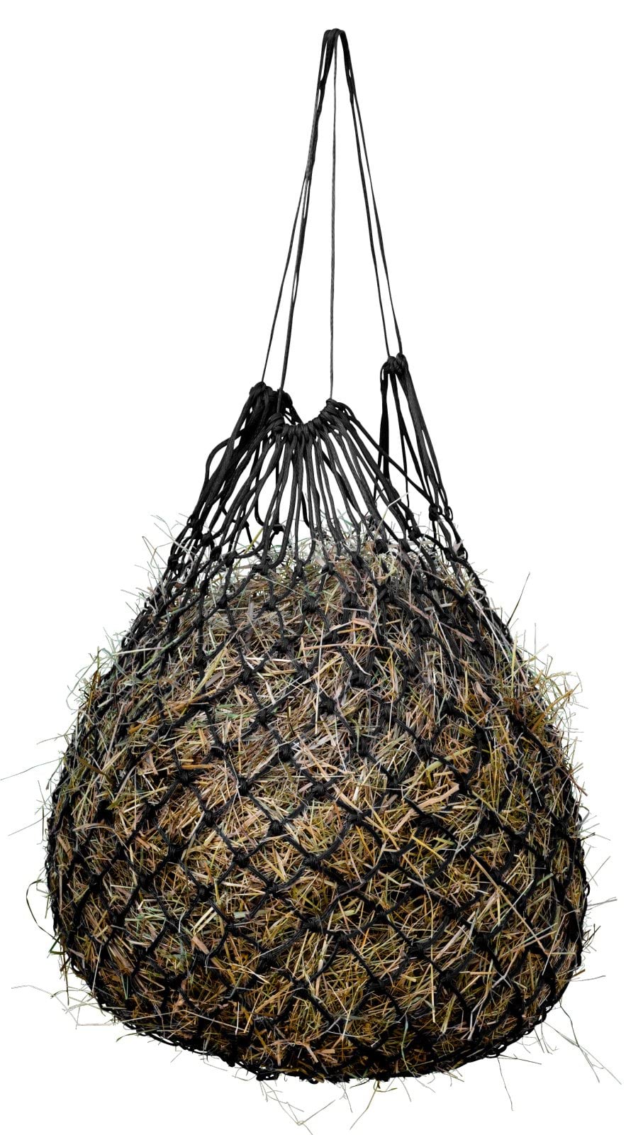 Siatka na siano Nova, bez pierścieni, czarny, oczko 5 cm, Covalliero - Cavalo